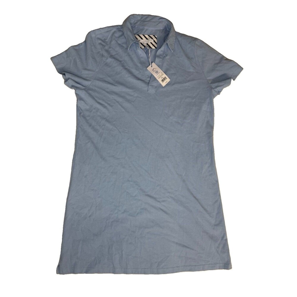 Southern Tide Demi Solid Polo Dress Womens XL Cerulean Blue NWT Cotton